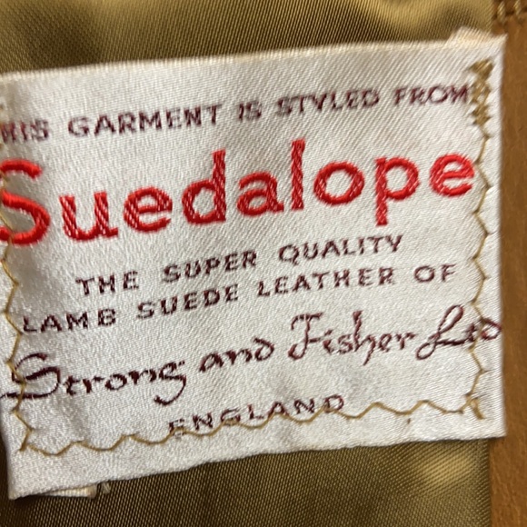 Stunning Vintage Suede Mid-Thigh Coat - Picture 5 of 5